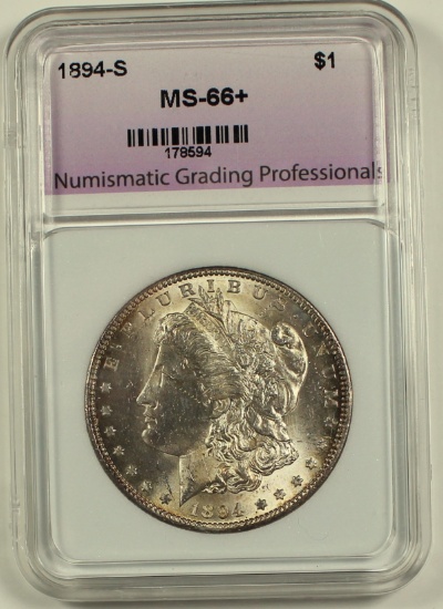 1894-S MORGAN SILVER DOLLAR NGP