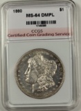 1880 MORGAN SILVER DOLLAR CCGS