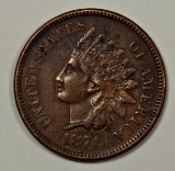 1874 INDIAN CENT