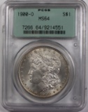 1900-O MORGAN SILVER DOLLAR PCGS MS 64