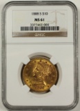 1888-S $10 GOLD LIBERTY