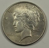 1934 PEACE SILVER DOLLAR