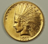 1911 $10 GOLD INDIAN