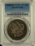 1889-CC MORGAN SILVER DOLLAR PCGS VG 8