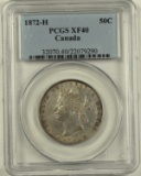 1872-H CANADA HALF DOLLAR PCGS XF 40