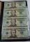 RARE! WORLD RESERVE UNCUT SHEET OF 4- $20 STAR