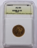 1844-O $5.00 GOLD LIBERTY