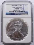 2012 AMERICAN SILVER EAGLE