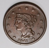 1841 LARGE CENT