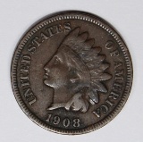 1908-S INDIAN CENT VF-XF