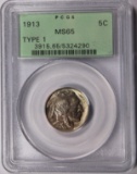 1913 TYPE 1 BUFFALO NICKEL