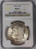 1904-O MORGAN SILVER DOLLAR