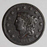 1833 LARGE CENT XF