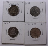 SEATED QUARTER LOT