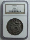 1893 MORGAN SILVER DOLLAR