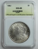 1882 MORGAN SILVER DOLLAR