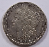 1886-S  MORGAN SILVER DOLLAR