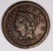 1851/81 LARGE CENT VF-XF