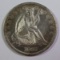 1843-O SEATED HALF DOLLAR AU/UNC
