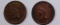 1880 AND 1895 INDIAN CENTS