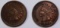 1883 AND 1889 INDIAN CENTS