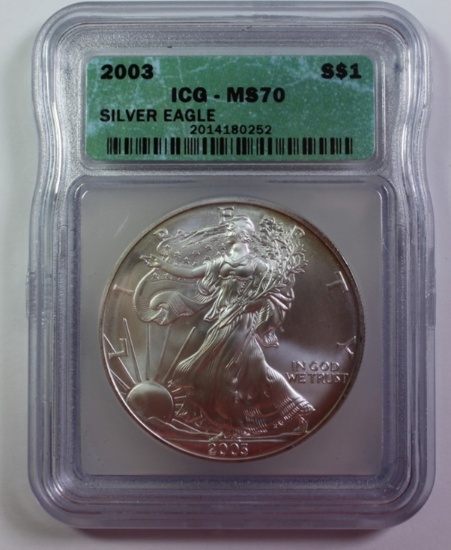 2003 AMERICAN SILVER EAGLE