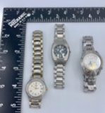 LOT OF THREE WATCHES, COACH, BVLGARI, FOSSIL BLUE