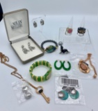 LOT OF 12 QVC JEWELRY ITEMS