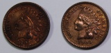 1891 AND 1909 INDIAN CENTS