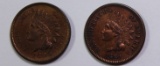 1880 AND 1895 INDIAN CENTS