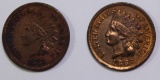1881 & 1887 INDIAN CENTS