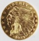 1929 $2.50 GOLD INDIAN NGP