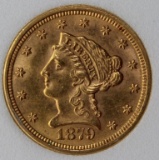 1879 $2.50 GOLD