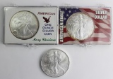 2001, 2002 AND 2003 AMERICAN SILVER EAGLE