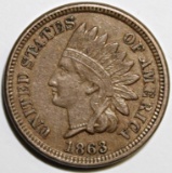 1863 INDIAN CENT