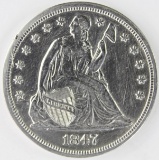 1847 SEATED DOLLAR