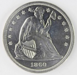 1860 SEATED DOLLAR