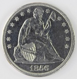 1856 SEATED DOLLAR