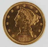 1880-S $5 GOLD