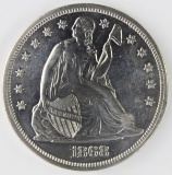 1868 SEATED DOLLAR