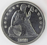 1872 SEATED DOLLAR