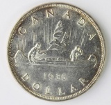 1936 CANADA SILVER DOLLAR