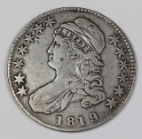 1819 BUST HALF DOLLAR