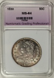 1830 BUST HALF DOLLAR NGP