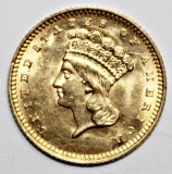 1862 GOLD DOLLAR