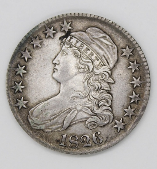 1826 BUST HALF DOLLAR