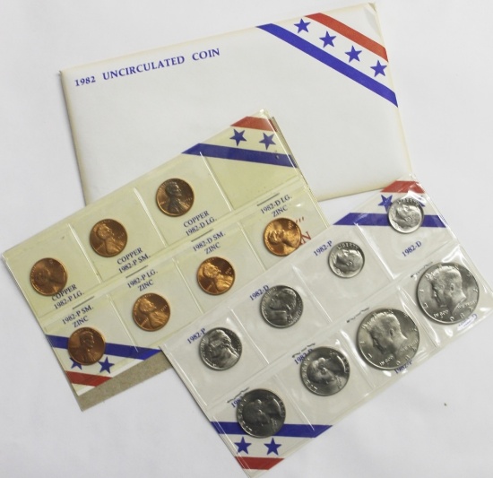 (15) 1982 UNCIRCULATED COMMEMORATIVE