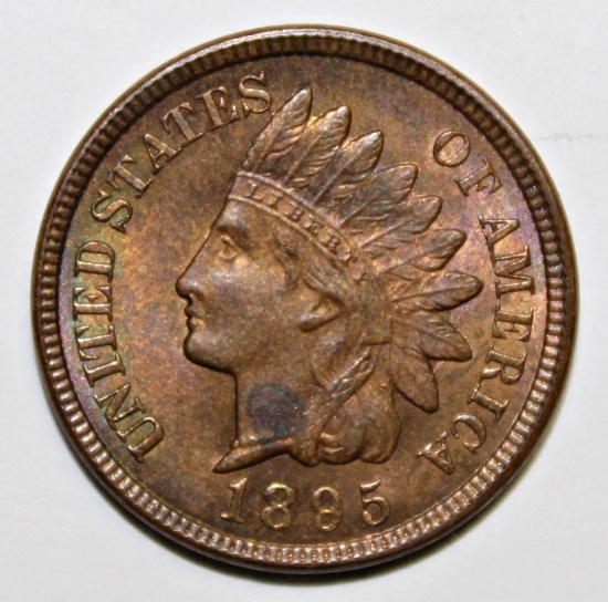 1895 INDIAN CENT GEM BU