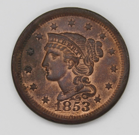 1853 LARGE CENT