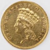 1861 $3.00 GOLD